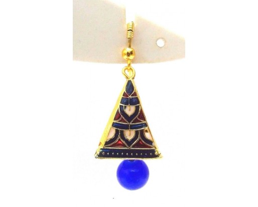 Meenakari Minakari Enamel Jhumka Jhumki Handmade Earring Jewelry Chandelier A132